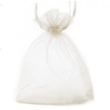 Organza gift bag ± 70x50mm White
